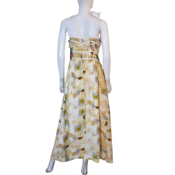 EN SAISON Torrey Midi Sundress in Yellow Combo - Picture 10 of 14